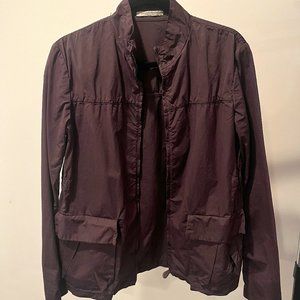 Bottega Veneta Aubergine Lightweight Cotton Jacket - Size 44